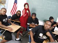 Nadia Ali - Arabische leraar geneukt