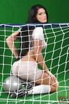Roxy Panther het sexy voetbal meisje