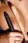 Black Angelica en de zwarte dildo
