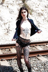 Lydia zwart de hete goth chick