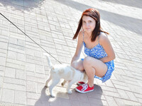 Lexi de amateur tieten meisje