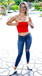 Mandy Rhea de grote tieten blond