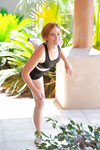 Jodi Taylor het sportieve jonge meisje
