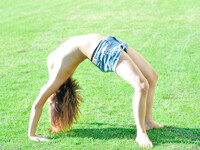 Stacey het flexibele meisje