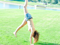 Stacey het flexibele meisje