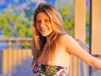 Callie Lavalley toont haar lichaam