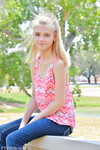 Hanah de schattige blonde meisje masturberen