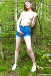 Funky stad masturberen in het bos