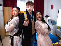 Yasmina Khan en Nuria Milan hebben een triootje