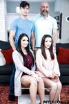 Alexa Payne en Odds Parker likken elkaars poesje terwijl ze ze neuken