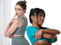 Man Snow and Laney Grey brengen elkaar naar het orgasme