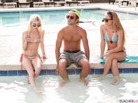 Hollie Mack, Karla Kush en Piper Perri neuken in een viertal