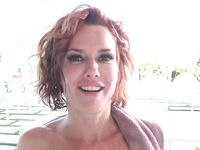 Veronica Avluv zuigt Rocco Siffredi's lul