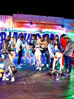 Hard gangbang Geslacht feest